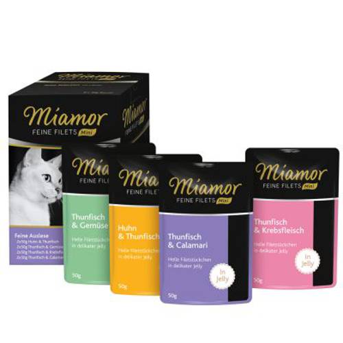 Miamor Feine Filets w saszetkach MINI, 8 x 50 g Wykwintny wybór - Miamor