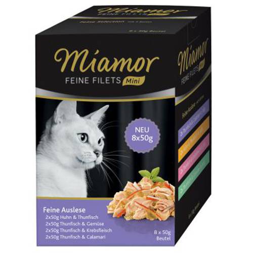 Miamor Feine Filets w saszetkach MINI, 8 x 50 g Wyszukana selekcja - Miamor