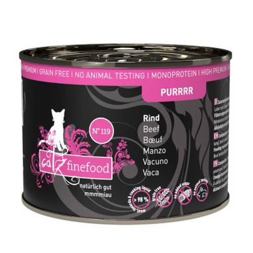 catz finefood Purrrr w puszkach, 6 x 200 g / 190 g No. 111, jagnięcina (6 x 200 g) - Catz Finefood
