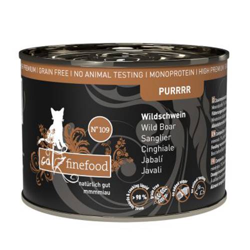catz finefood Purrrr w puszkach, 6 x 200 g / 190 g No. 111, jagnięcina (6 x 200 g) - Catz Finefood
