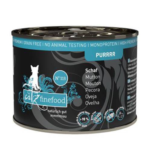catz finefood Purrrr w puszkach, 6 x 200 g / 190 g No. 111, jagnięcina (6 x 200 g) - Catz Finefood