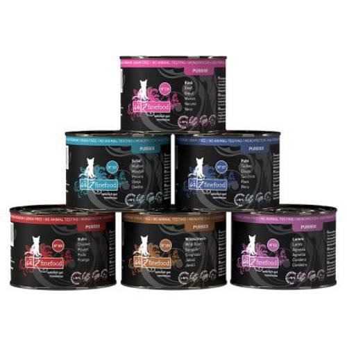 catz finefood Purrrr w puszkach, 6 x 200 g / 190 g No. 111, jagnięcina (6 x 200 g) - Catz Finefood