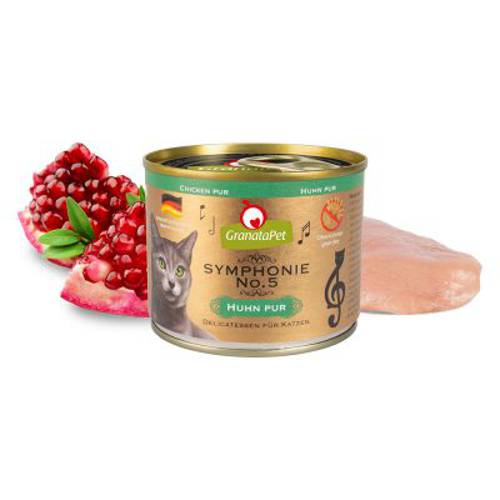 GranataPet Symphonie, 6 x 200 g Łosoś z indykiem - Granatapet