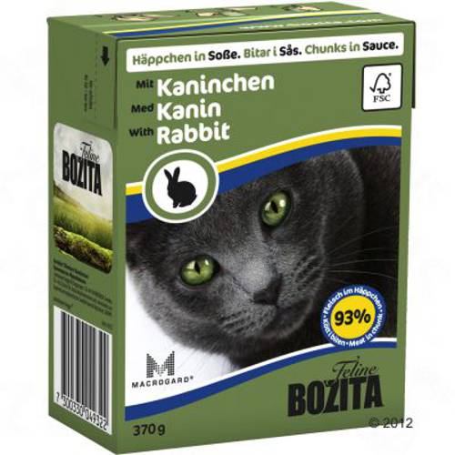 Megapakiet Bozita w sosie, 24 x 370 g Kitten, kurczak - Bozita