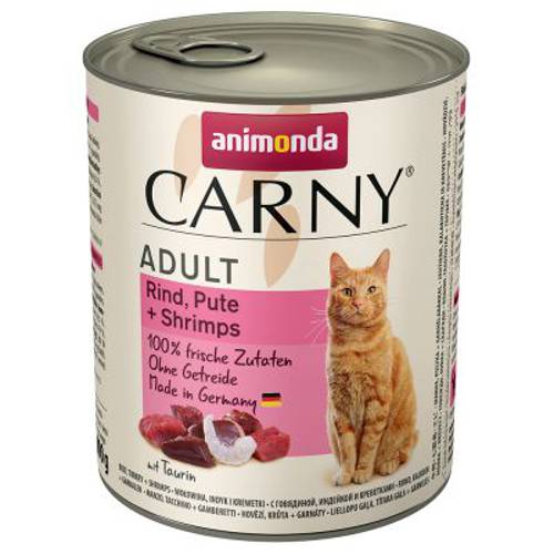 Animonda Carny Adult, 6 x 800 g Koktajl mięsny - Animonda Rafine