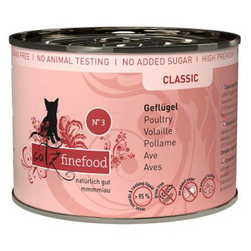 Korzystny pakiet catz finefood, 12 x 200 g Jagnięcina z koniną - Catz Finefood