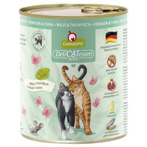 Pakiet próbny GranataPet DeliCatessen, 6 x 800 g Pakiet próbny I - Granatapet