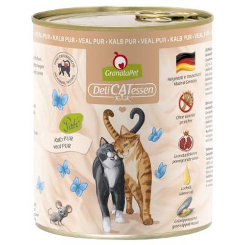 Pakiet próbny GranataPet DeliCatessen, 6 x 800 g Pakiet próbny I - Granatapet