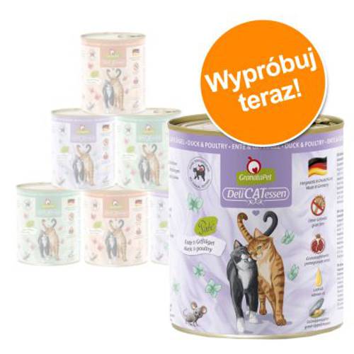 Pakiet próbny GranataPet DeliCatessen, 6 x 800 g Pakiet próbny I - Granatapet