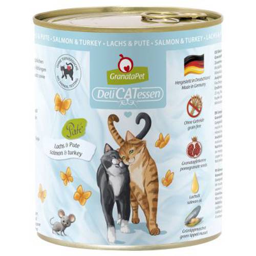 Pakiet próbny GranataPet DeliCatessen, 6 x 800 g Pakiet próbny I - Granatapet