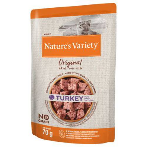 Nature's Variety Original Paté No Grain, 12 x 70 g Wołowina i kurczak - Natures Variety