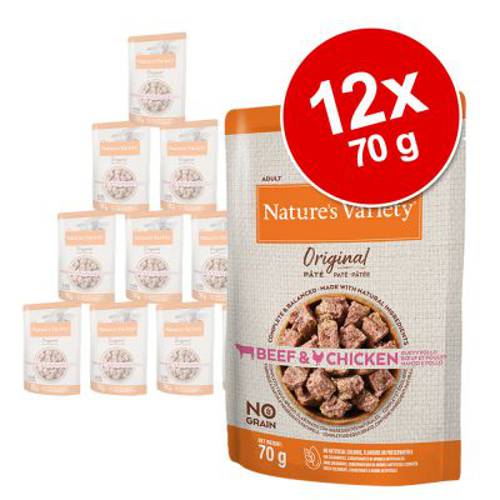 Nature's Variety Original Paté No Grain, 12 x 70 g Kurczak - Natures Variety