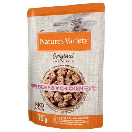 Nature's Variety Original Paté No Grain, 12 x 70 g Kurczak - Natures Variety