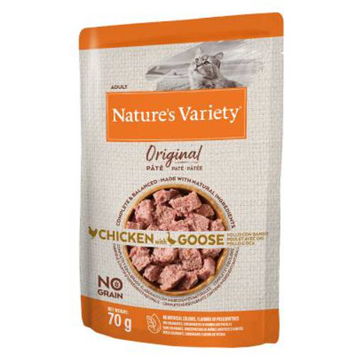 Nature's Variety Original Paté No Grain, 12 x 70 g Kurczak - Natures Variety