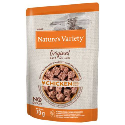 Nature's Variety Original Paté No Grain, 12 x 70 g Kurczak - Natures Variety