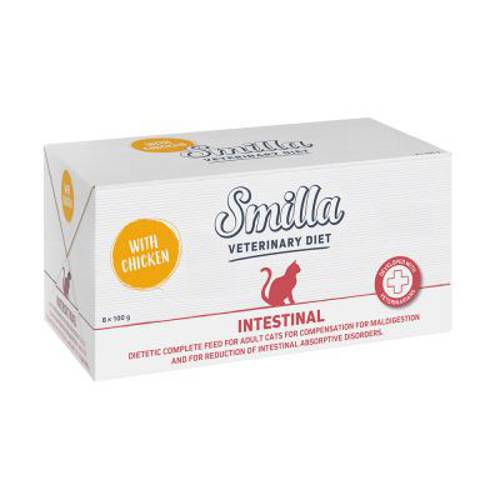 Smilla Veterinary Diet Intestinal, kurczak 24 x 100 g - Karma Kot