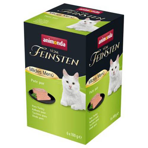 Animonda vom Feinsten Mildes Menu Adult, 6 x 100 g Indyk i pomidor - Animonda Vom Feinsten