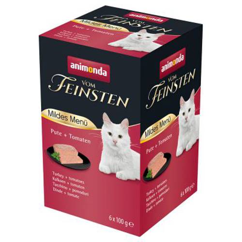 Animonda vom Feinsten Mildes Menu Adult, 6 x 100 g Indyk i pstrąg - Animonda Vom Feinsten