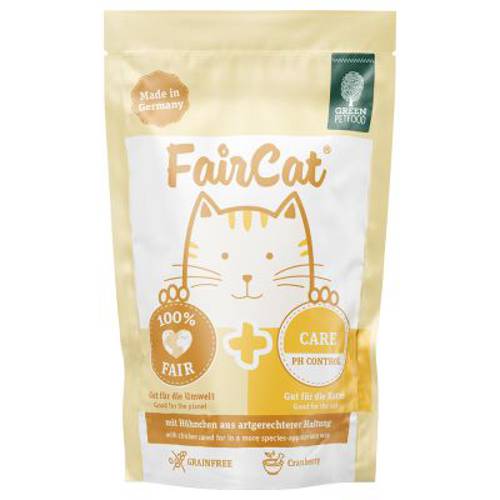 FairCat, mokra karma dla kota Care, 16 x 85 g - Green Petfood