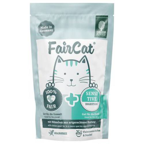 FairCat, mokra karma dla kota Fit, 16 x 85 g - Green Petfood