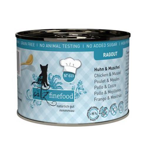 catz finefood Ragout, 6 x 180 g / 190 g Wieprzowina i cielęcina, 6 x 190 g - Catz Finefood