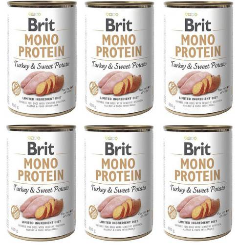 Brit Mono Protein Turkey&Sweet Potato 6x400g