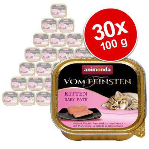Megapakiet Animonda vom Feinsten Kitten Baby Paté, 30 x 100 g Z naturalną tauryną - Animonda Vom Feinsten