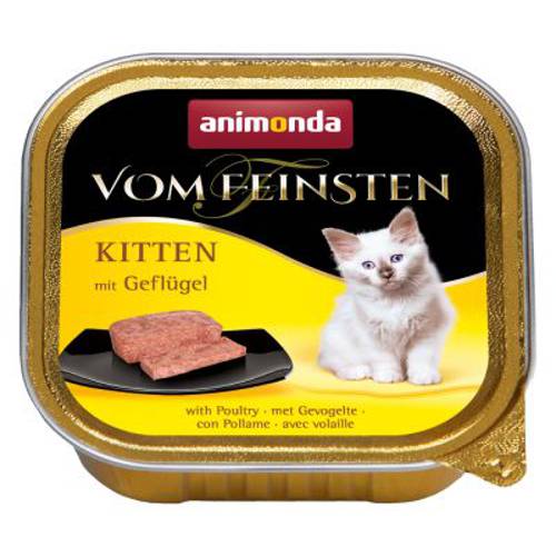 Megapakiet Animonda vom Feinsten Kitten, 30 x 100 g Z wołowiną - Animonda Vom Feinsten