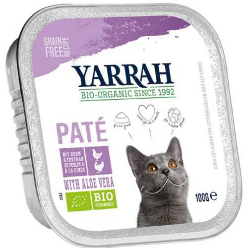 Pakiet mieszany Yarrah Bio Pâté, 8 x 100 g Pakiet mieszany - Yarrah