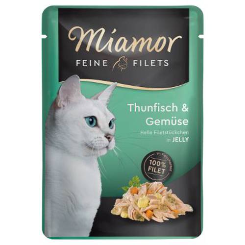 Miamor Feine Filets w saszetkach, 6 x 100 g Kurczak z tuńczykiem - Miamor