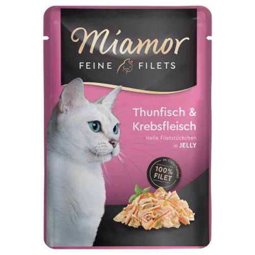 Miamor Feine Filets w saszetkach, 6 x 100 g Kurczak z tuńczykiem - Miamor