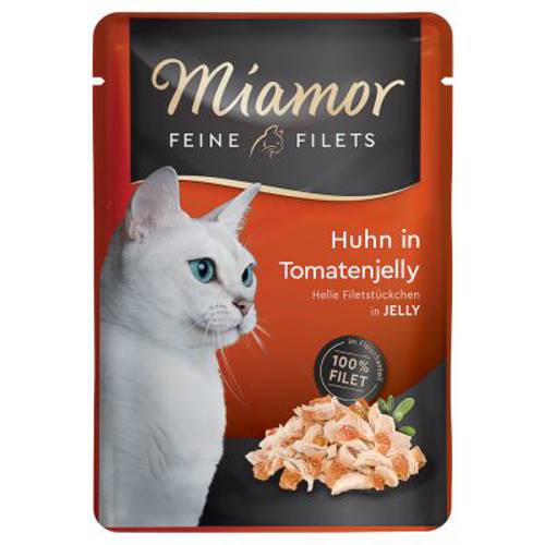 Miamor Feine Filets w saszetkach, 6 x 100 g Kurczak z tuńczykiem - Miamor