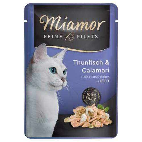 Miamor Feine Filets w saszetkach, 6 x 100 g Kurczak z tuńczykiem - Miamor