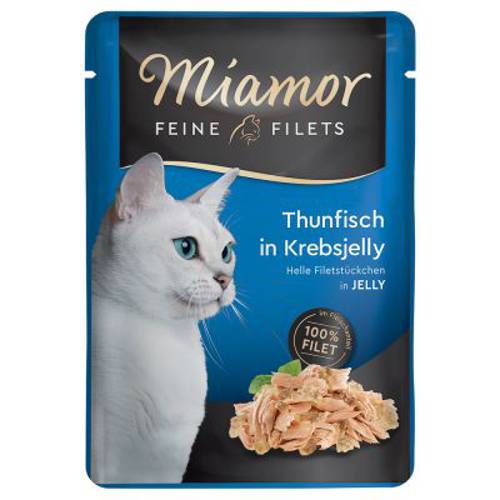 Miamor Feine Filets w saszetkach, 6 x 100 g Kurczak z tuńczykiem -
