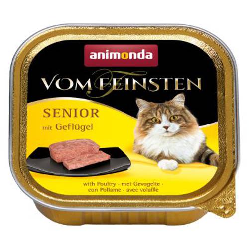 Megapakiet Animonda vom Feinsten Senior, 30 x 100 g 3 smaki, Mieszany pakiet - Animonda Vom Feinsten