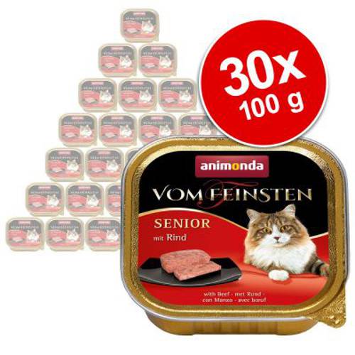 Megapakiet Animonda vom Feinsten Senior, 30 x 100 g Z jagnięciną - Animonda Vom Feinsten