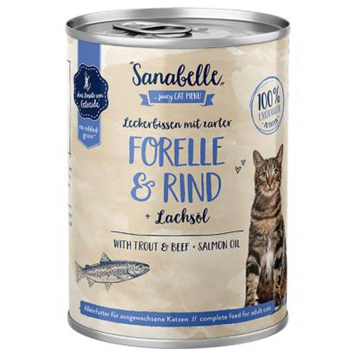 Pakiet Sanabelle All Meat, 12 x 400 g Kaczka i kurczak - Sanabelle