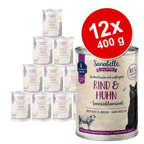 Pakiet Sanabelle All Meat, 12 x 400 g Kaczka i kurczak - Sanabelle