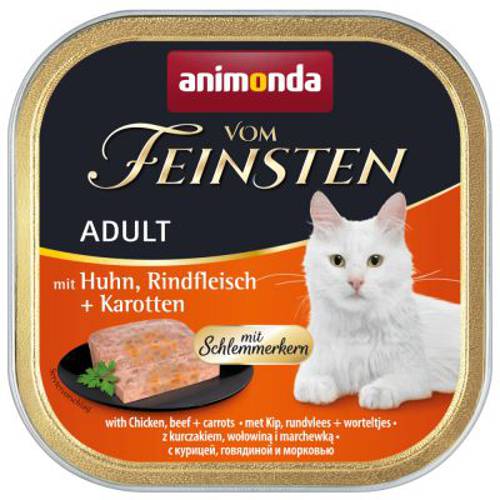Megapakiet Animonda vom Feinsten Adult, 32 x 100 g Wątróbka drobiowa - Animonda Vom Feinsten
