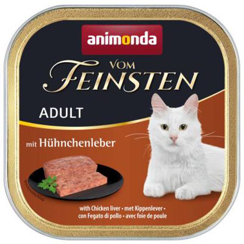 Megapakiet Animonda vom Feinsten Adult, 32 x 100 g Wątróbka drobiowa - Animonda Vom Feinsten