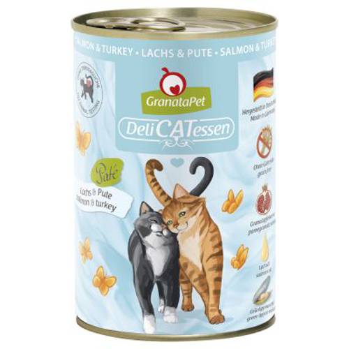 Pakiet GranataPet DeliCatessen, 12 x 400 g Indyk z bażantem - Granatapet