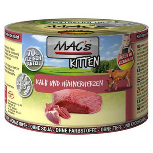 Megapakiet MAC´s Cat karma dla kota, 24 x 200 g Sensitive indyk - Mac S