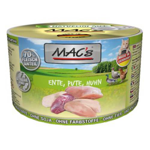Megapakiet MAC´s Cat karma dla kota, 24 x 200 g Sensitive indyk - Mac S