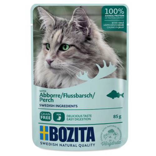 Megapakiet Bozita kawałki w galarecie, saszetki 24 x 85 g Menu mięsno-rybne - Bozita