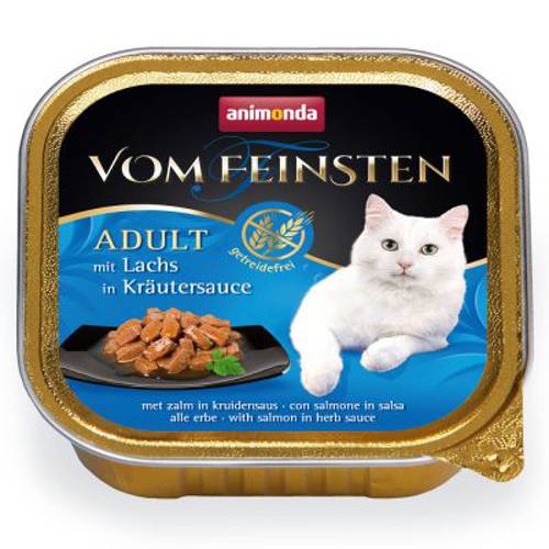 Megapakiet Animonda vom Feinsten Adult NoGrain w sosie, 30 x 100 g Łosoś w sosie ziołowym - Animonda Vom Feinsten