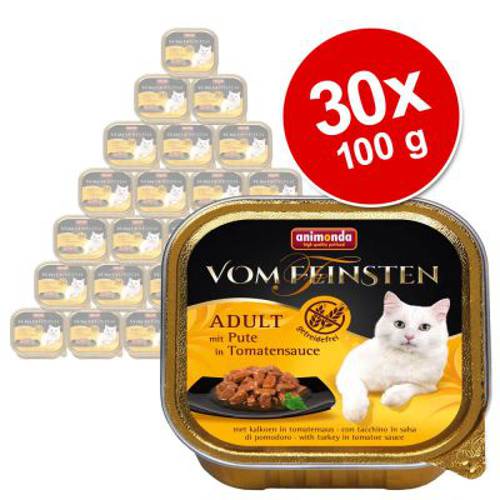 Megapakiet Animonda vom Feinsten Adult NoGrain w sosie, 30 x 100 g Kurczak w sosie marchewkowym - Animonda Vom Feinsten