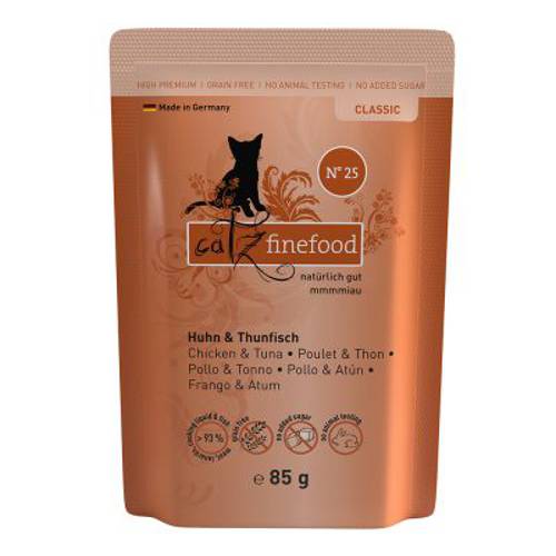 catz finefood w saszetkach, 8 x 85 g Kurczak z tuńczykiem - Catz Finefood