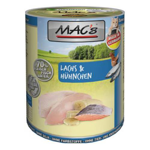 MAC’s Cat karma dla kota, 6 x 400 g Cielęcina i indyk - Mac S