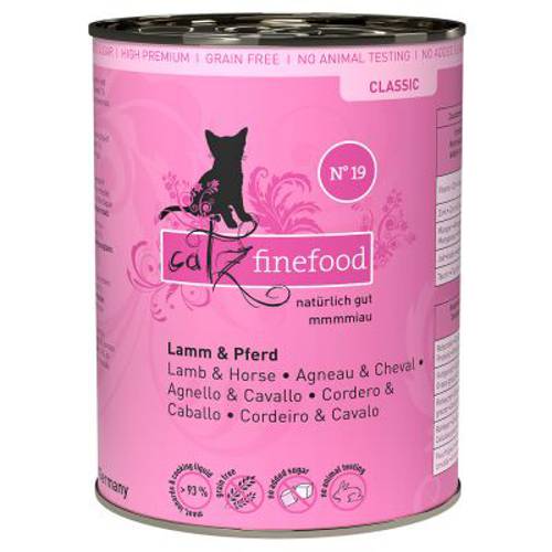 catz finefood w puszce, 6 x 400 g Jagnięcina z koniną - Catz Finefood