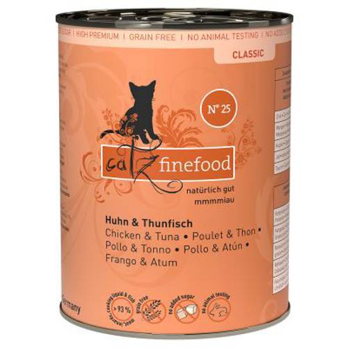 catz finefood w puszce, 6 x 400 g Kurczak z mięsem z bażanta - Catz Finefood